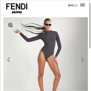 NWT Fendi Skims thong bodysuit